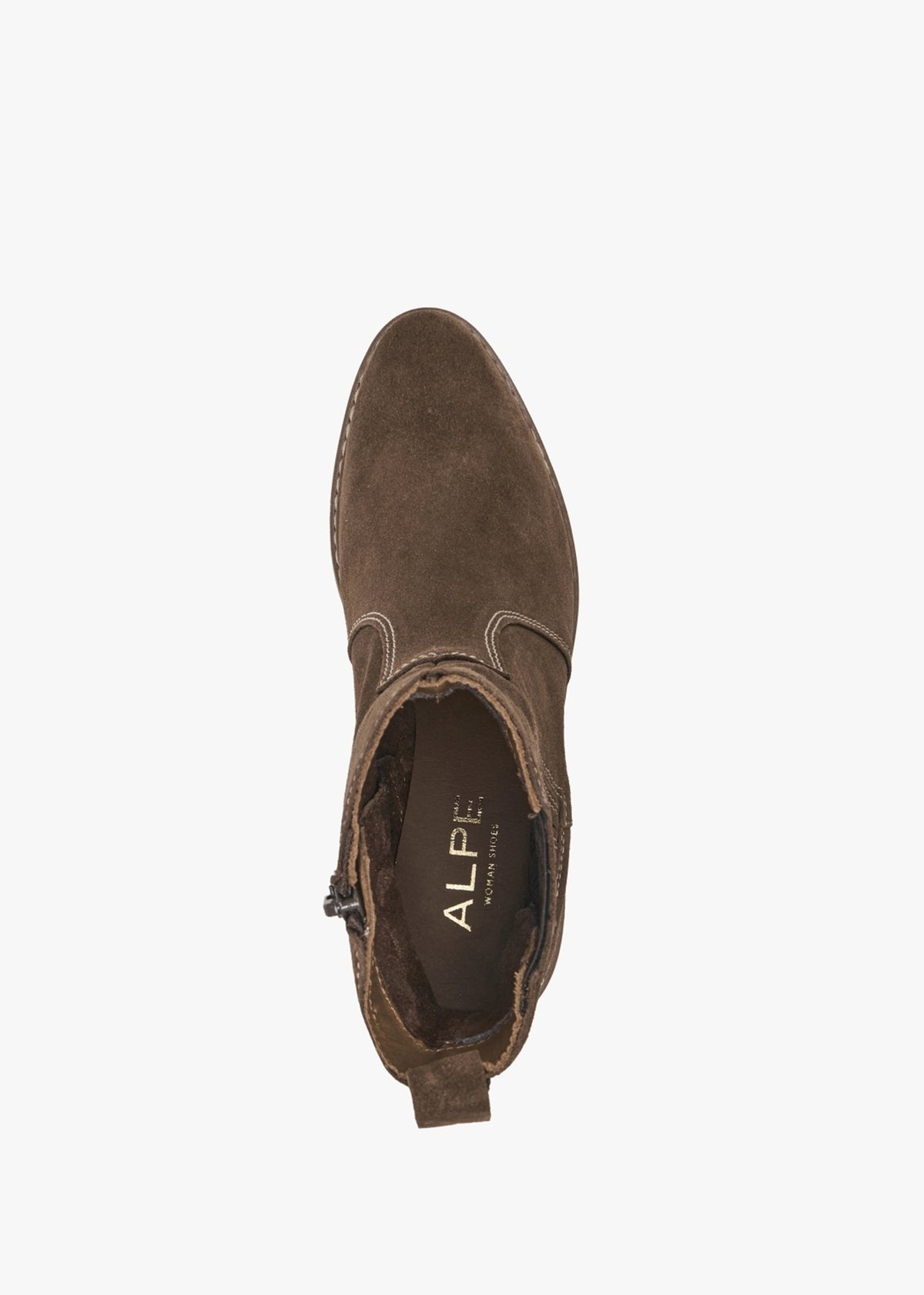 Airedale Tan Suede Platform Heeled Boots