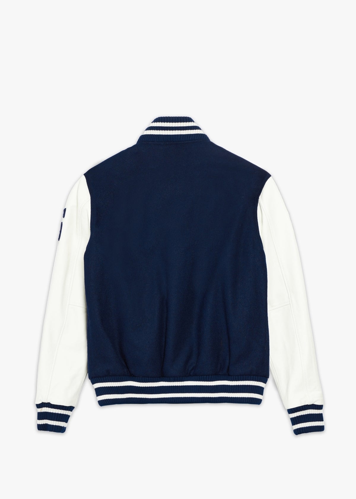 College Bi Oversized Navy Varsity Jacket