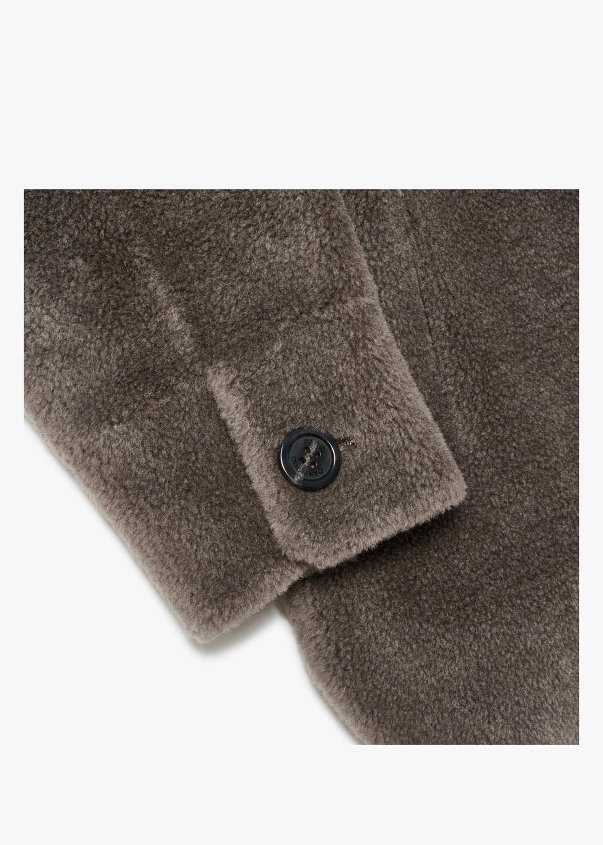 Flag Reversible Teddy Grey Shacket