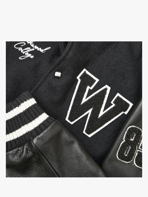 College Graduate Black Varsity Jacket