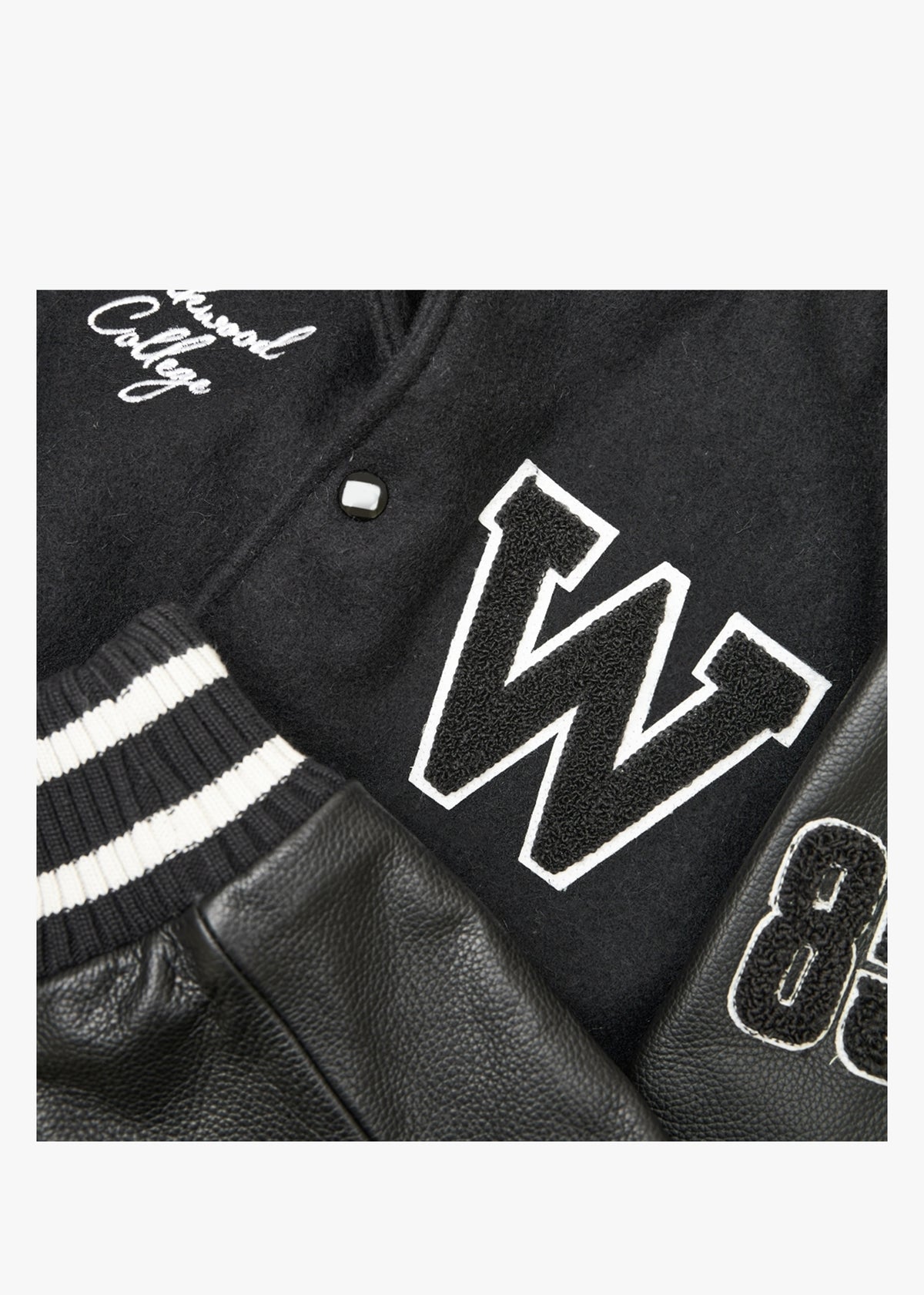 College Graduate Black Varsity Jacket