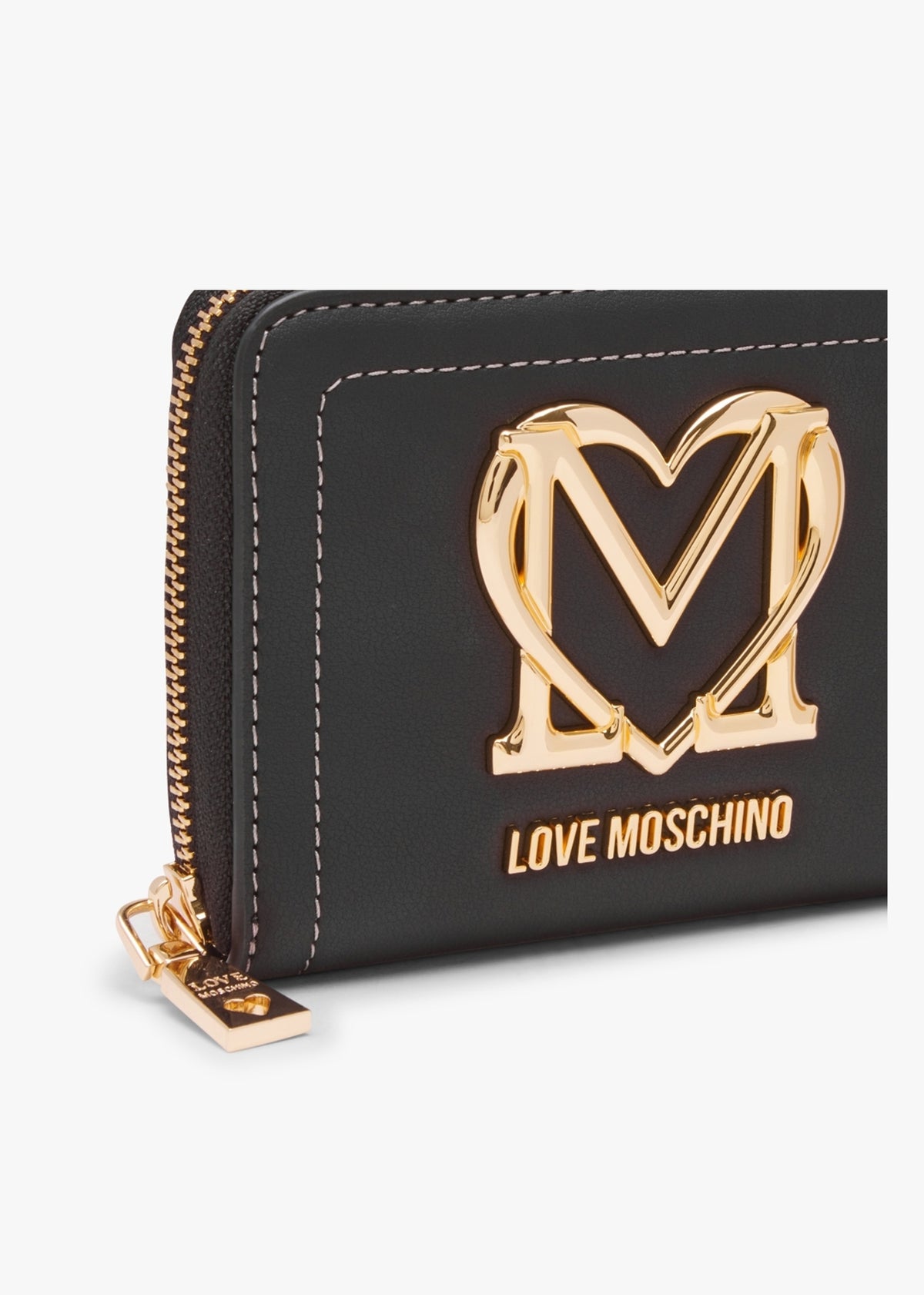 Small Super Gold Black Wallet