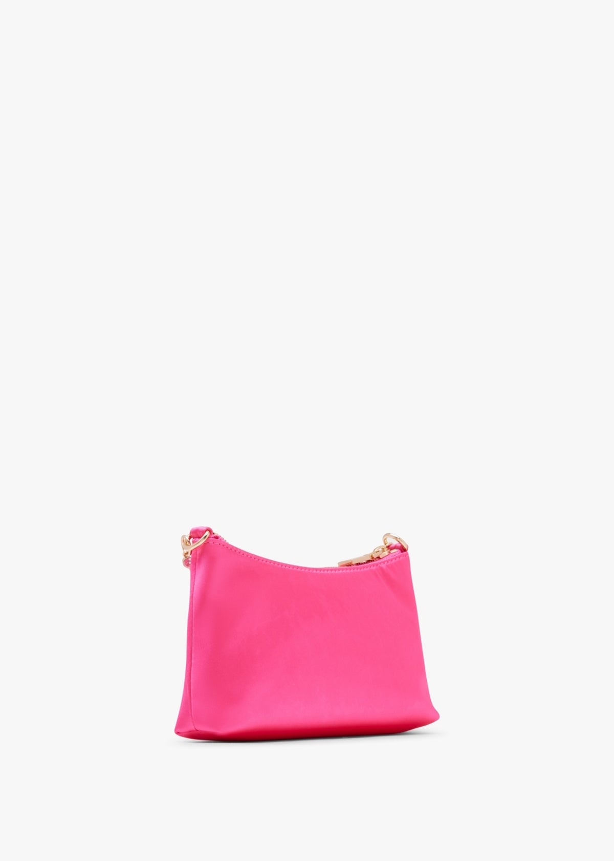 Diamante Strap Pink Shoulder Bag