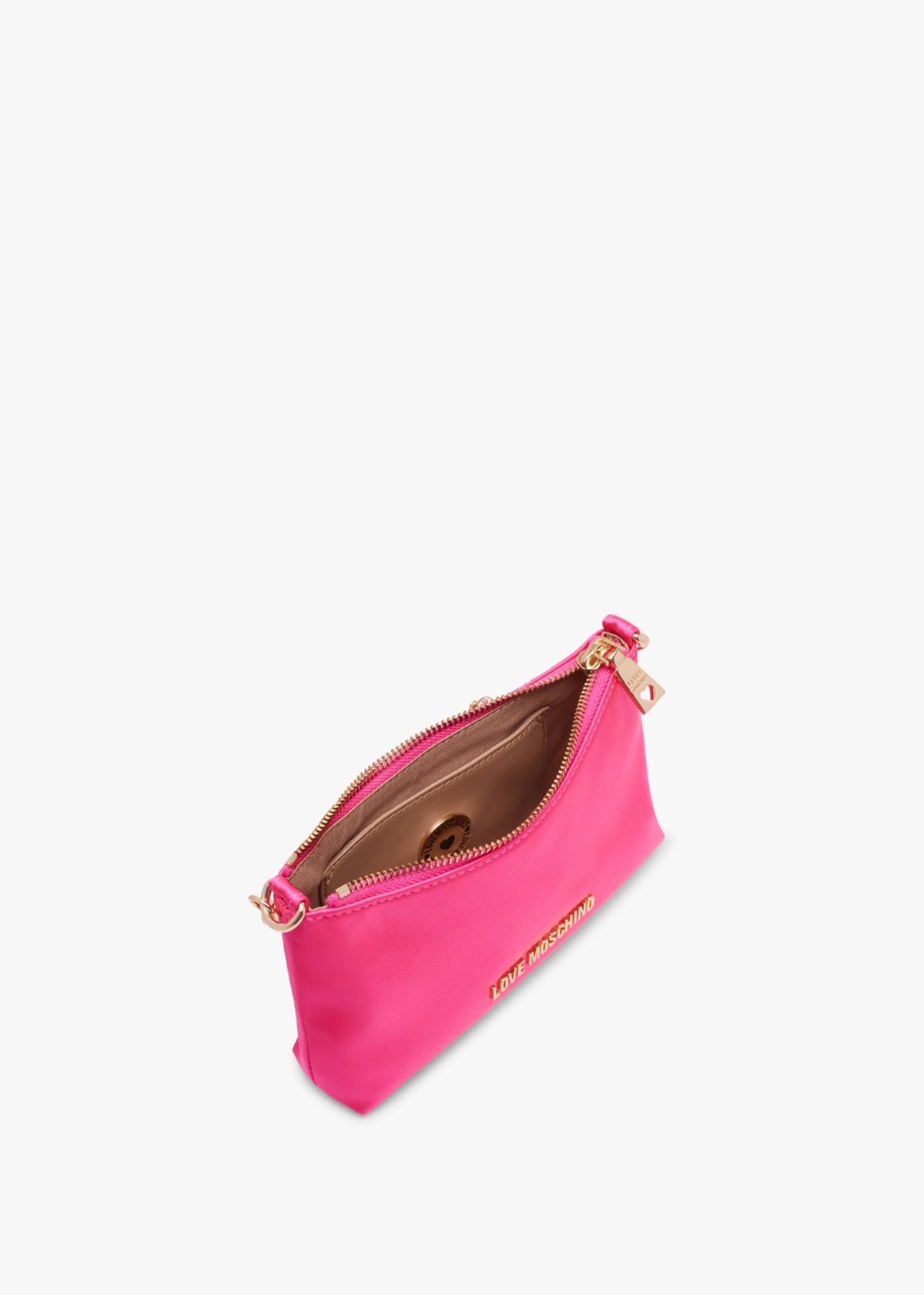 Diamante Strap Pink Shoulder Bag