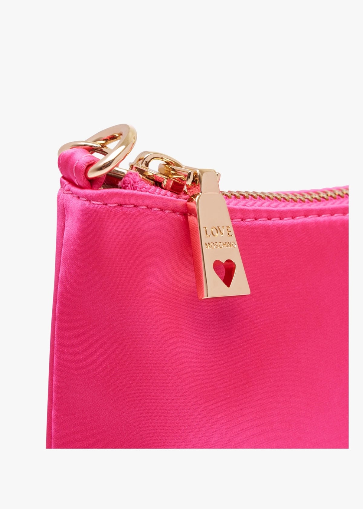 Diamante Strap Pink Shoulder Bag