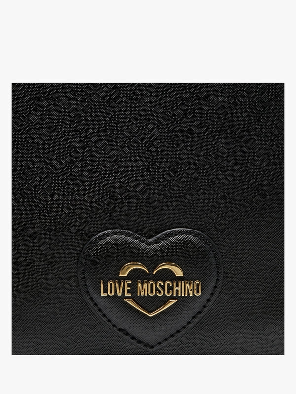 Sweet Heart Black Shoulder Bag