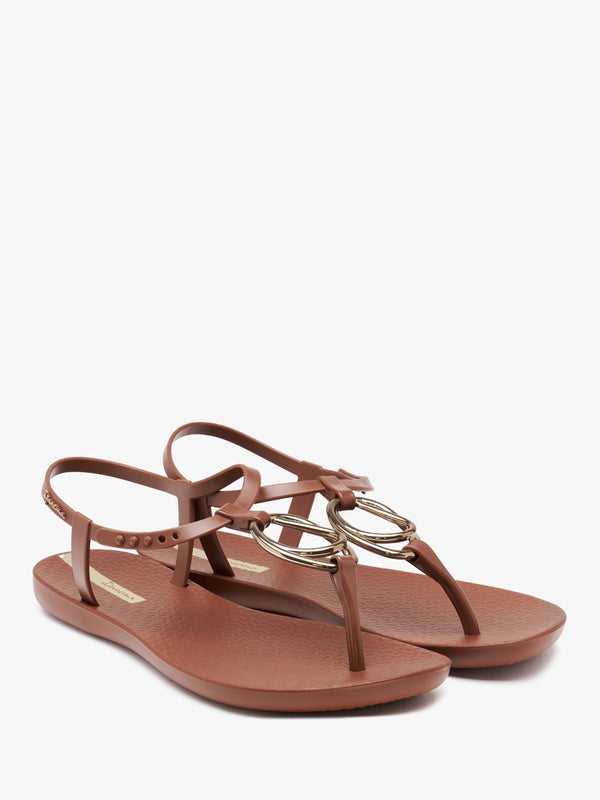 Charm Loop Bronze Sandals