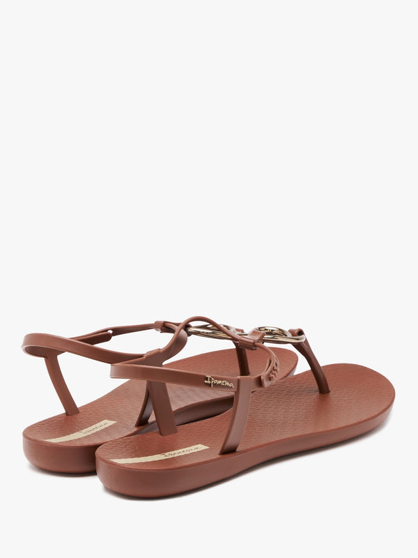 Charm Loop Bronze Sandals