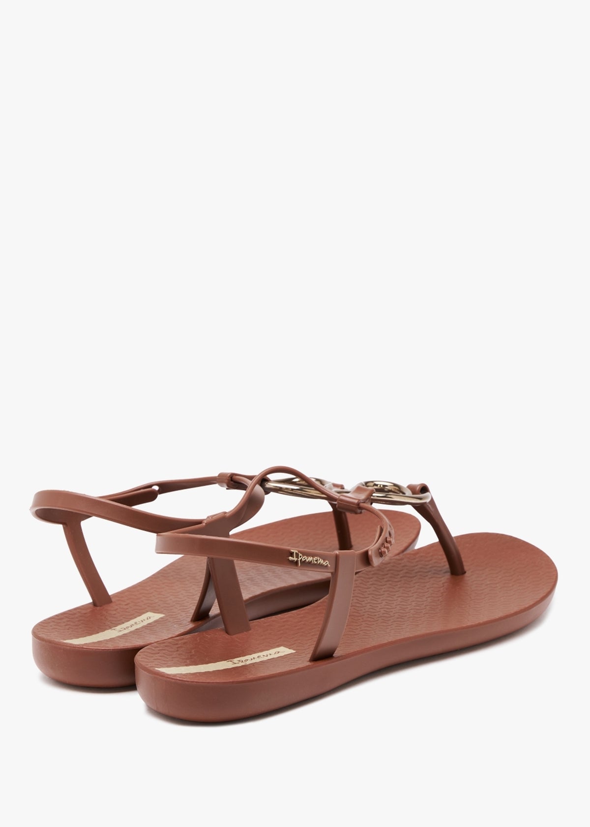 Charm Loop Bronze Sandals