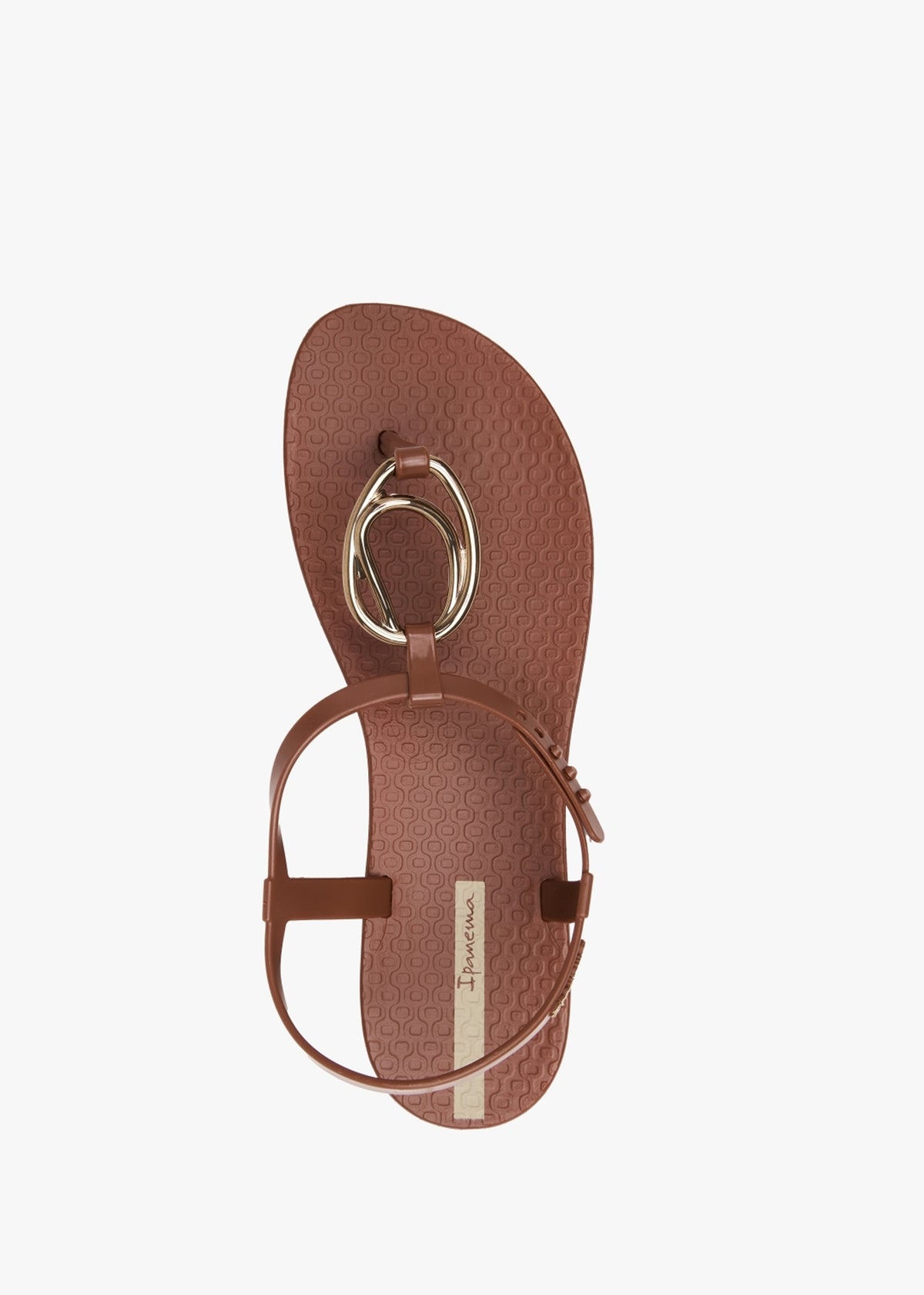 Charm Loop Bronze Sandals