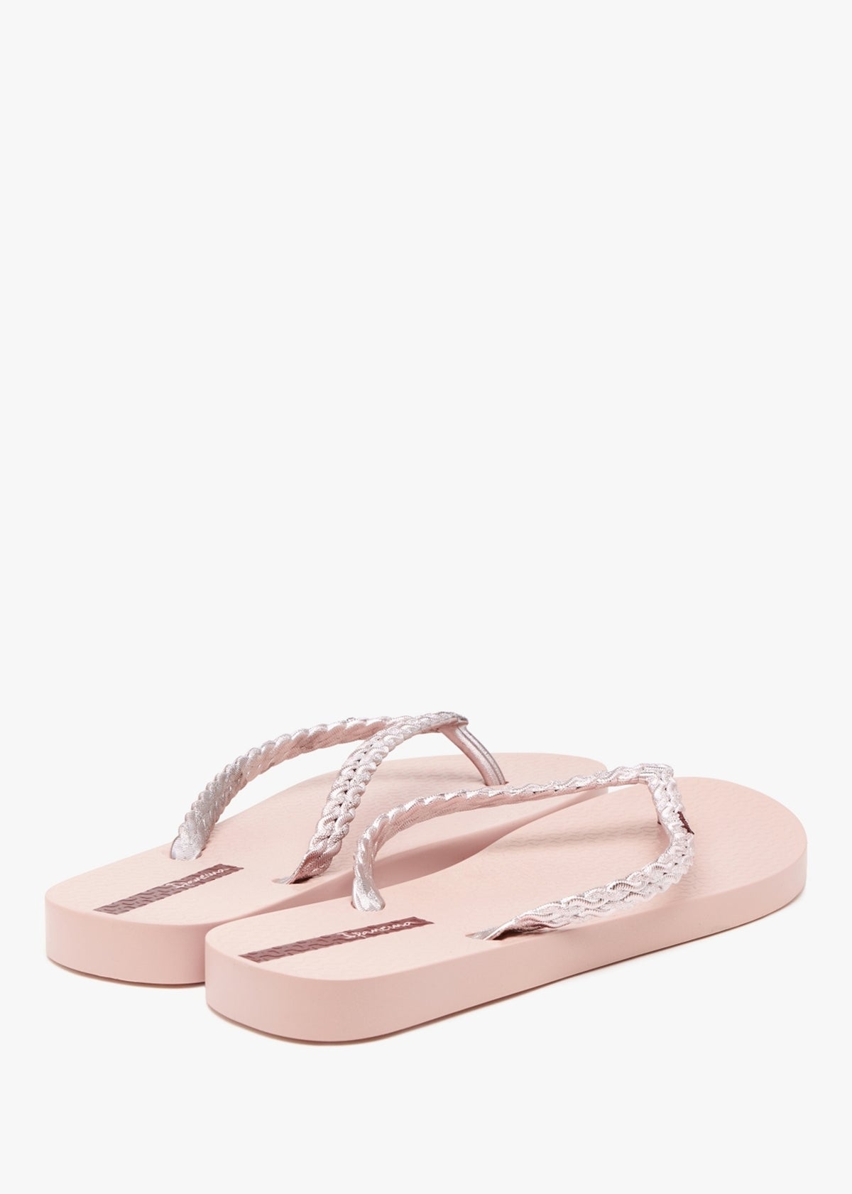 Exuberance Chrome Rose Gold Flip Flops