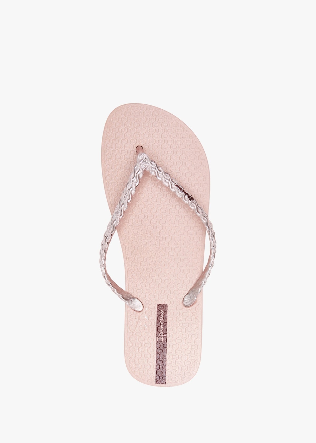 Exuberance Chrome Rose Gold Flip Flops