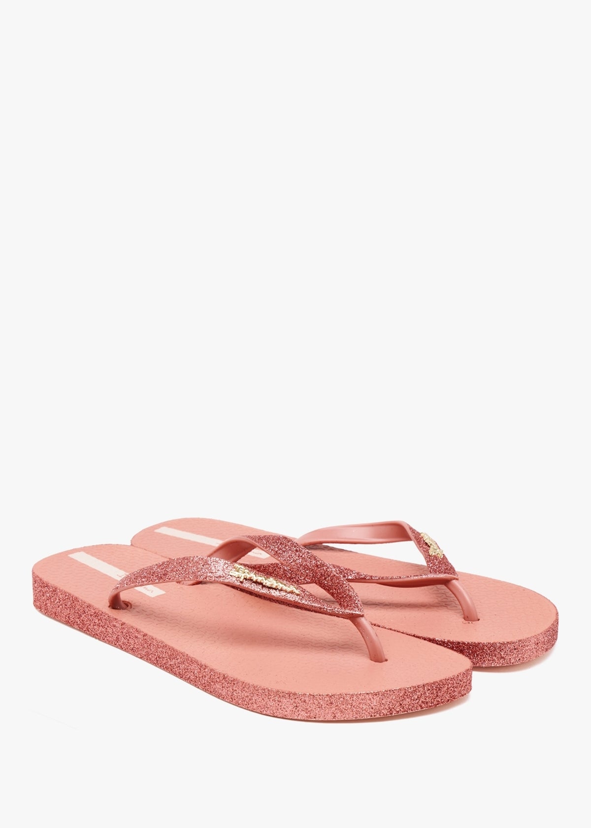 Max Glow Glitter Pink Flip Flops