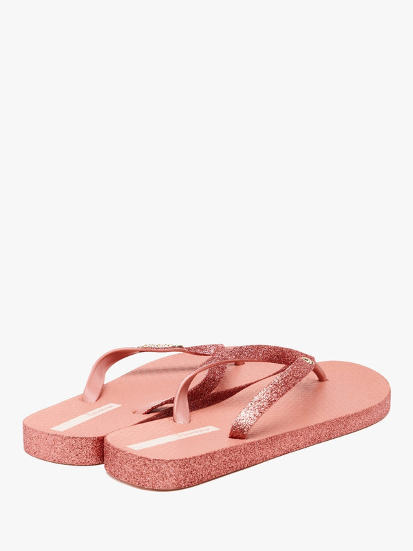 Max Glow Glitter Pink Flip Flops