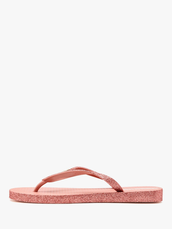 Max Glow Glitter Pink Flip Flops