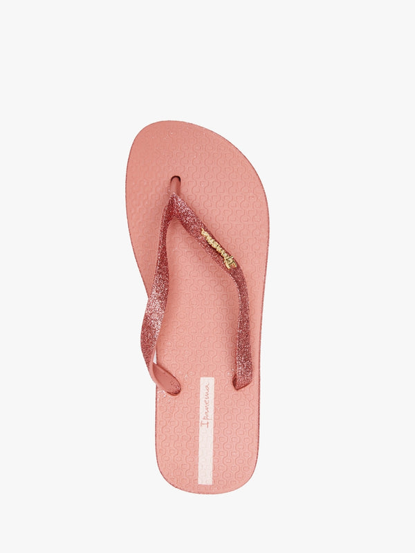Max Glow Glitter Pink Flip Flops