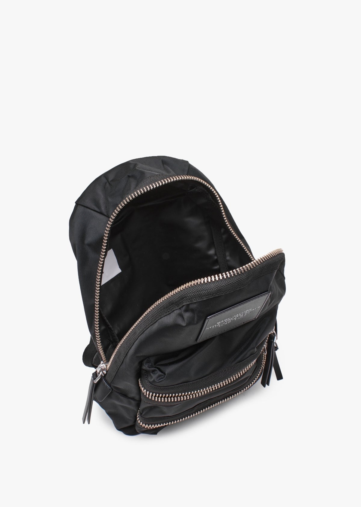 The Biker Black Nylon Medium Backpack