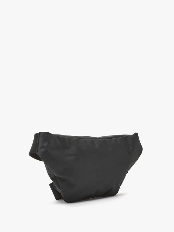 The Biker Black Nylon Belt Bag