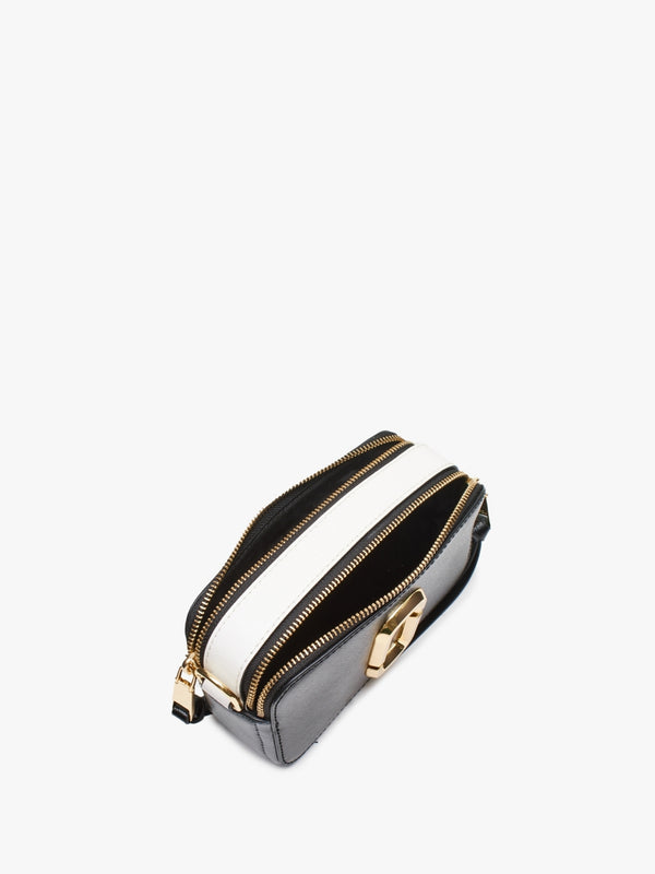 The Snapshot Black Multi Leather Camera Bag