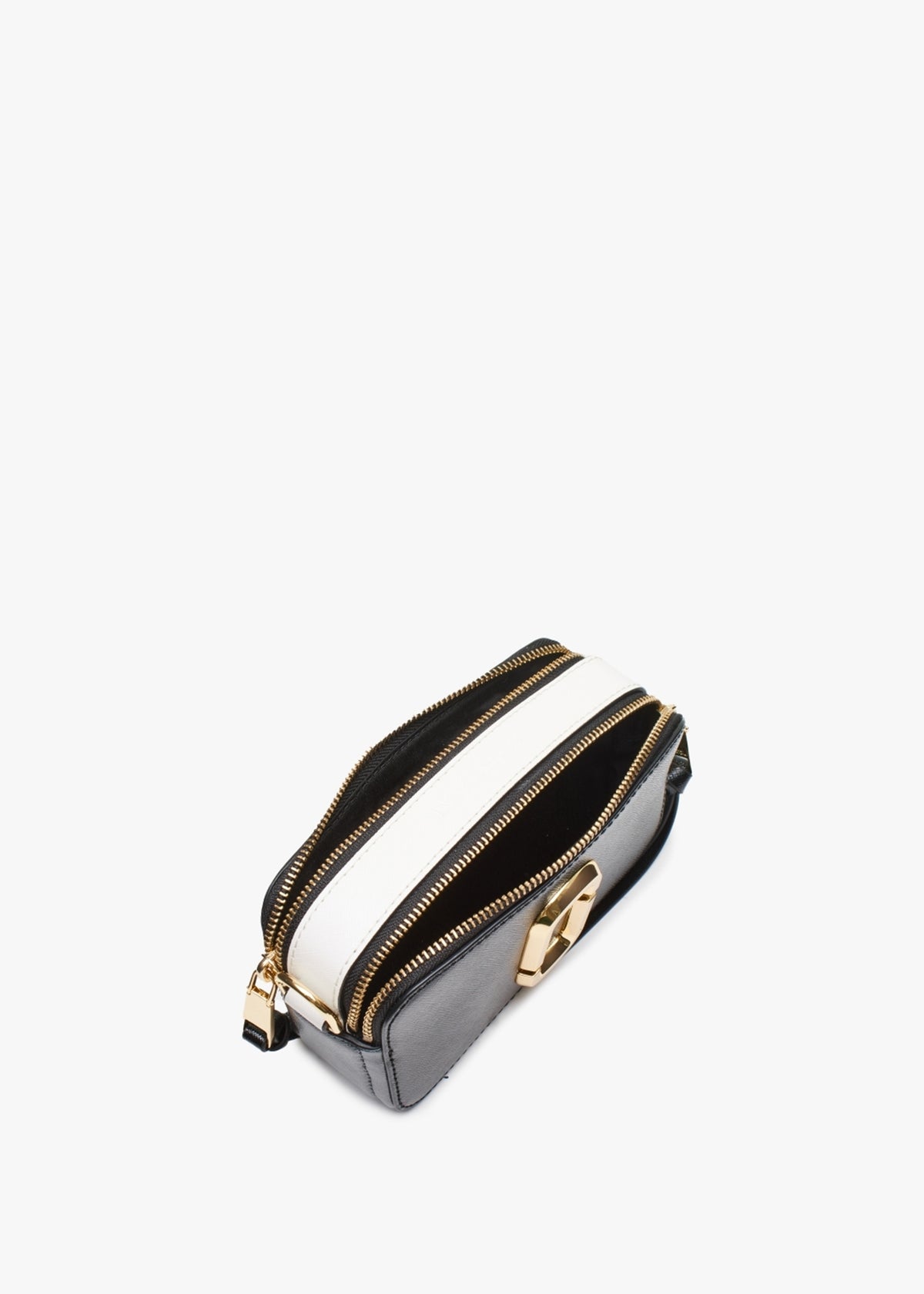 The Snapshot Black Multi Leather Camera Bag