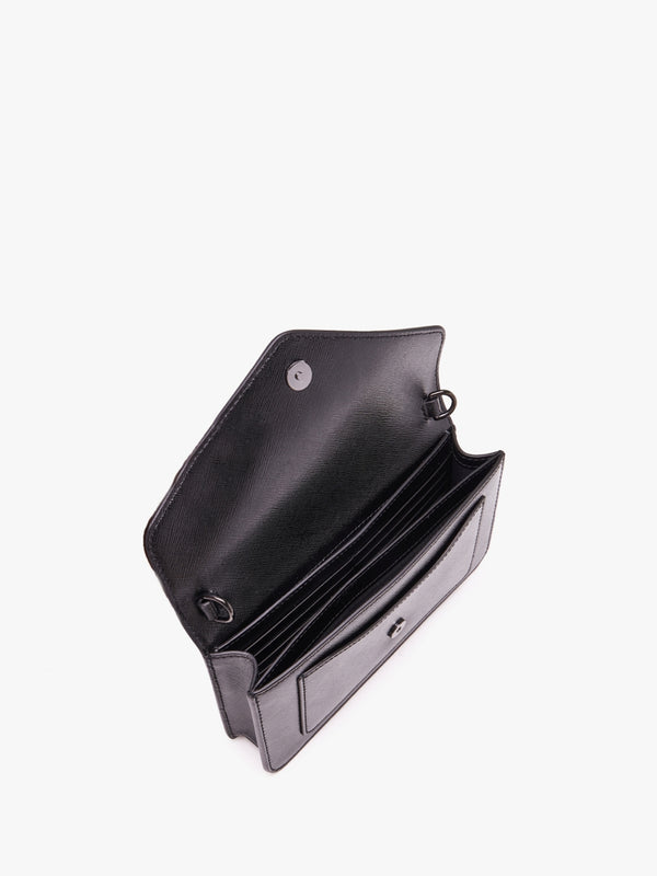 The Longshot DTM Black Leather Chain Wallet
