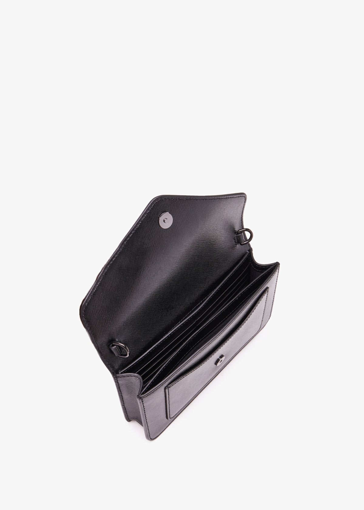 The Longshot DTM Black Leather Chain Wallet