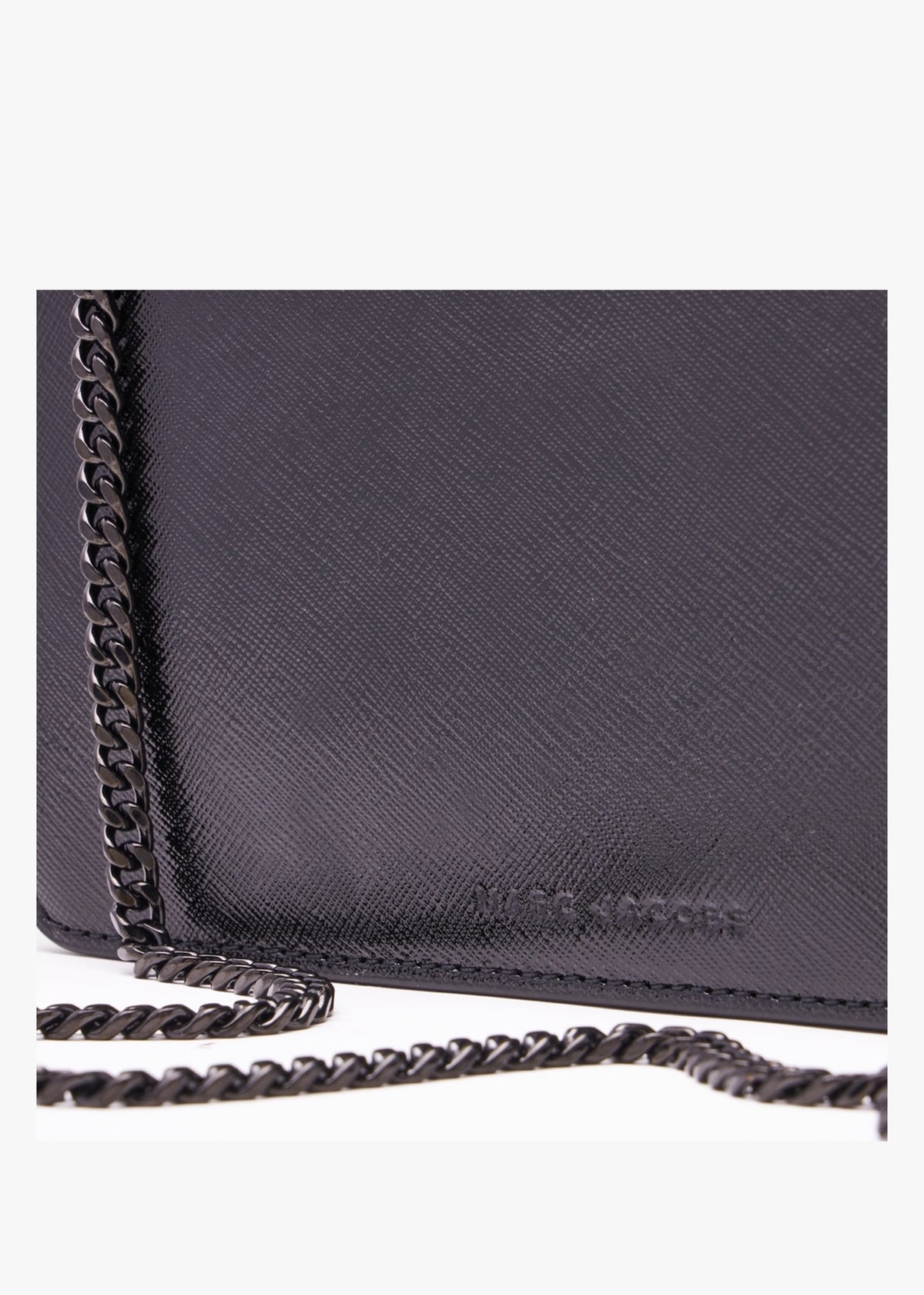 The Longshot DTM Black Leather Chain Wallet