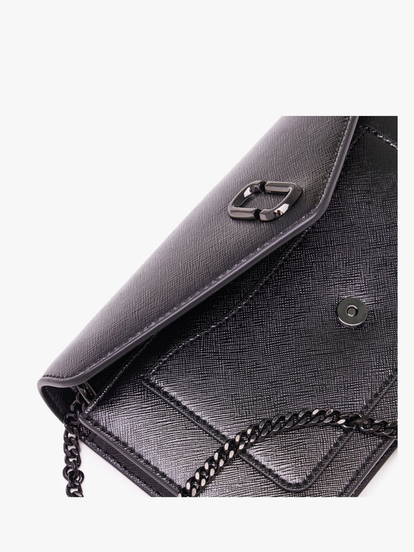 The Longshot DTM Black Leather Chain Wallet