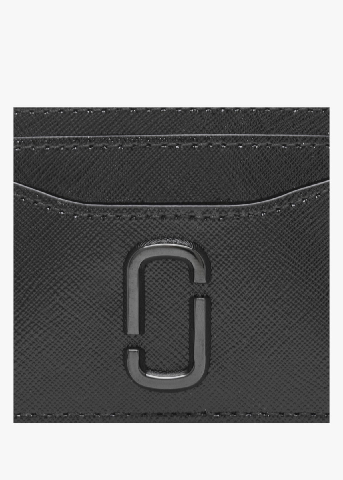 The Utility Snapshot DTM Black Leather Card Case
