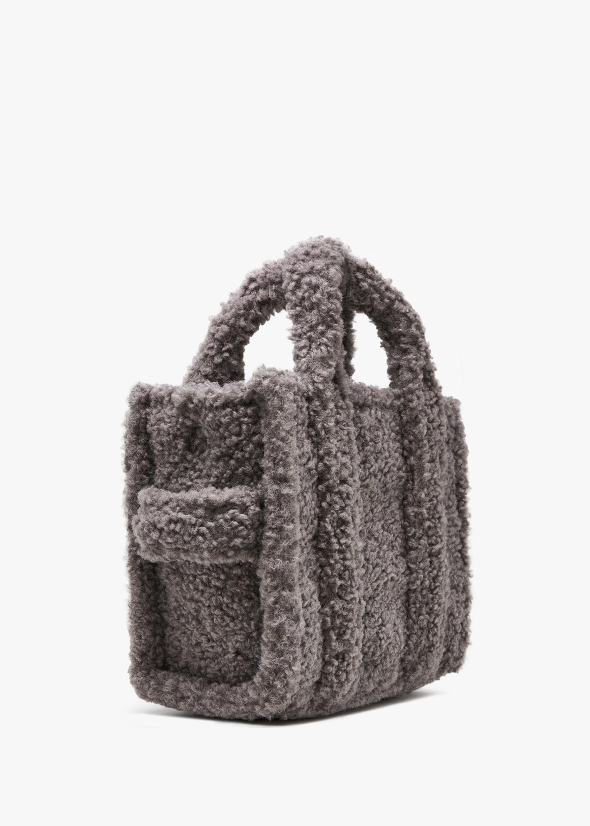The Teddy Small Grey Tote Bag