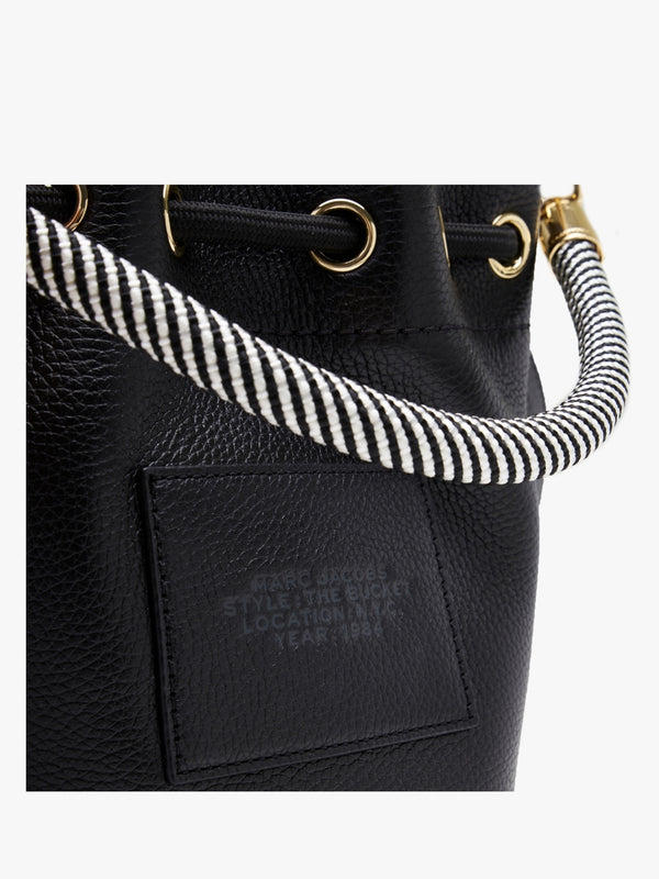 The Leather Black Bucket Bag