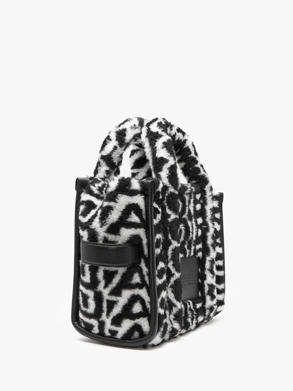 The Monogram Teddy Medium Black & Ivory Tote Bag