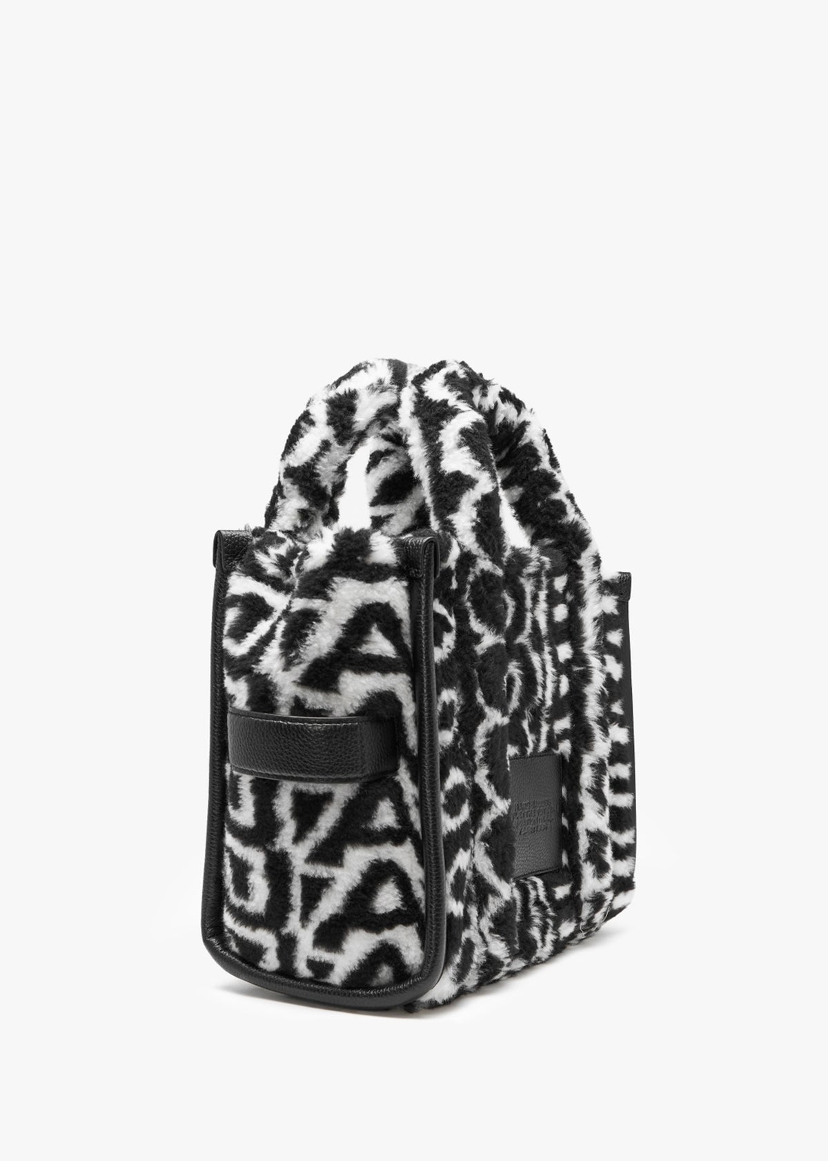 The Monogram Teddy Medium Black & Ivory Tote Bag