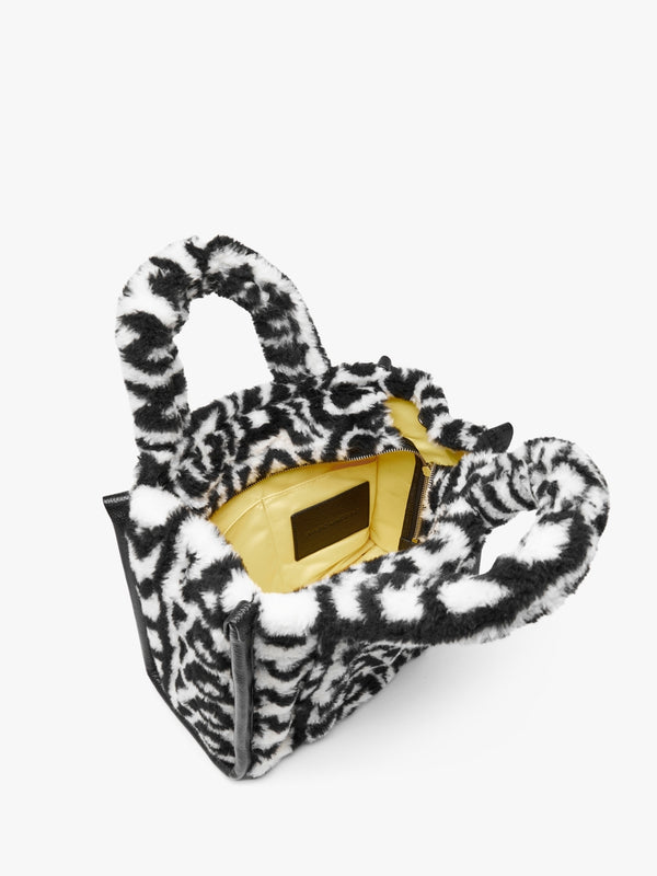 The Monogram Teddy Medium Black & Ivory Tote Bag