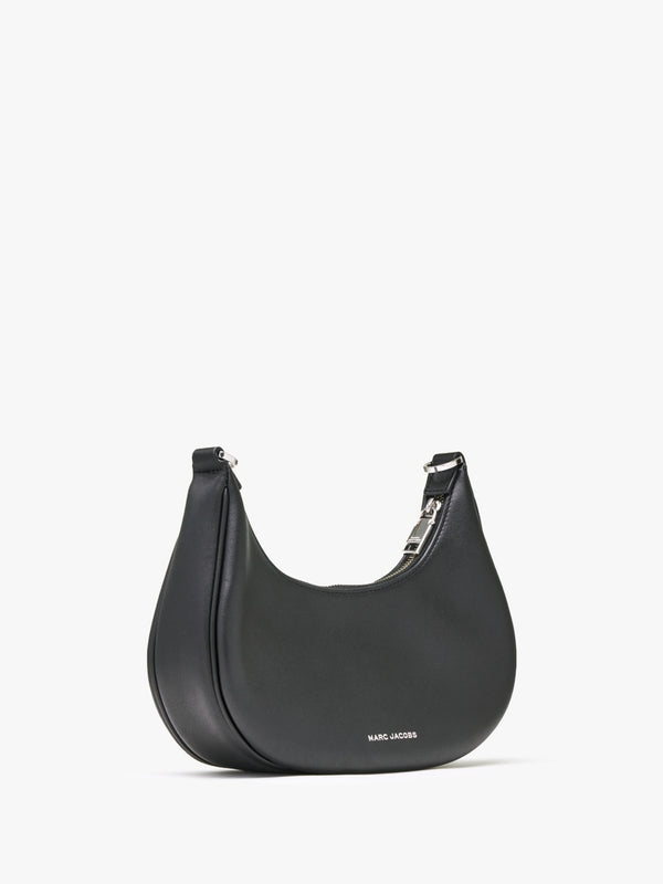 The Curve Black Leather Shoulder Bag