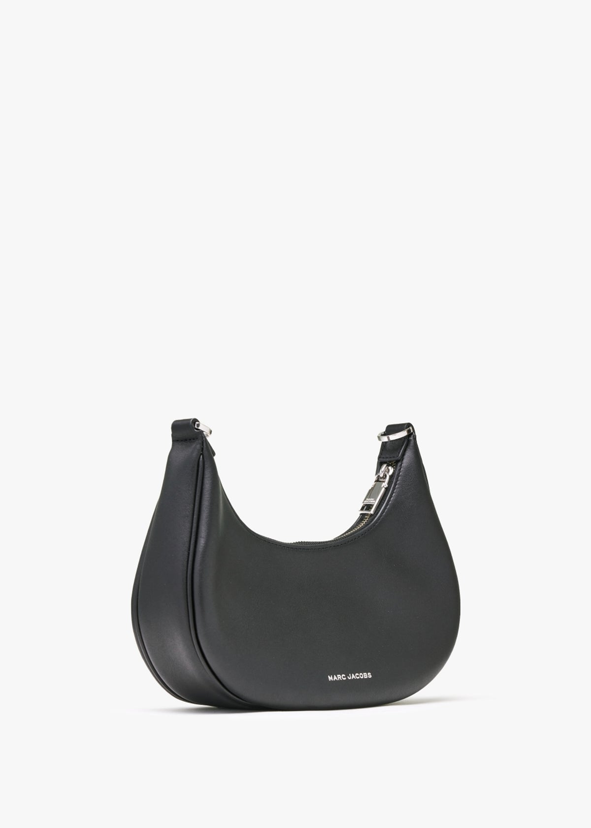 The Curve Black Leather Shoulder Bag
