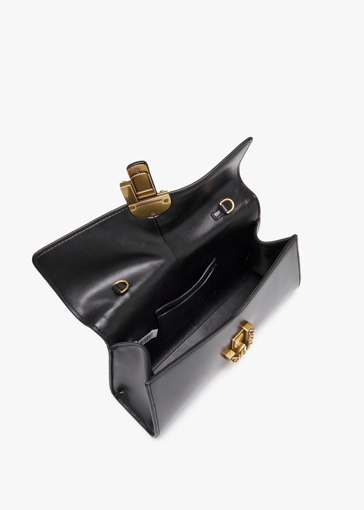 The ST. Marc Convertible Black Leather Clutch Bag