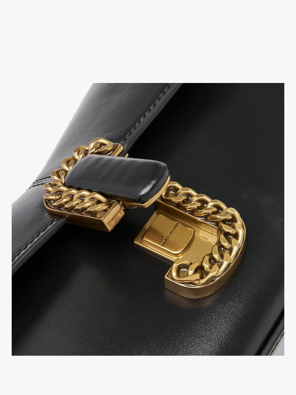 The ST. Marc Convertible Black Leather Clutch Bag