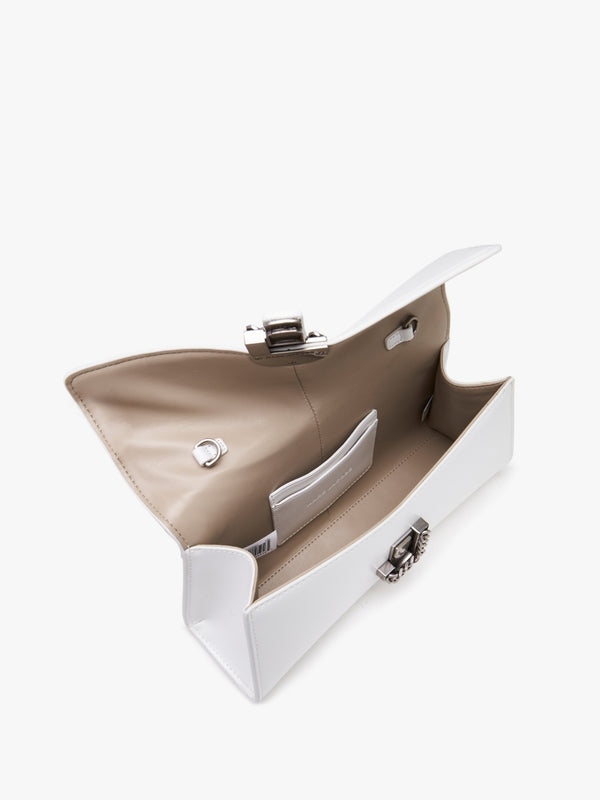 The ST. Marc Convertible White Leather Clutch Bag