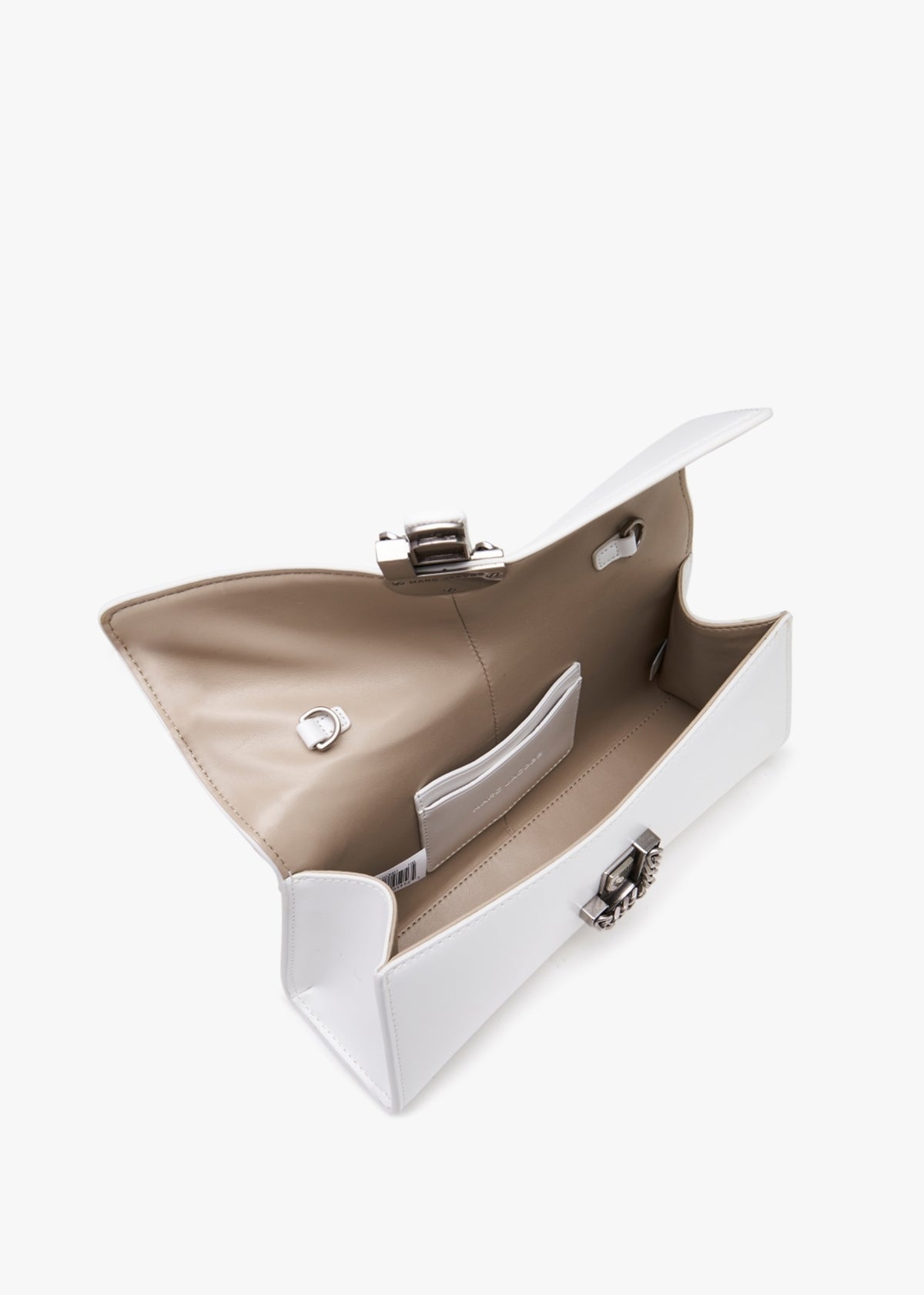 The ST. Marc Convertible White Leather Clutch Bag