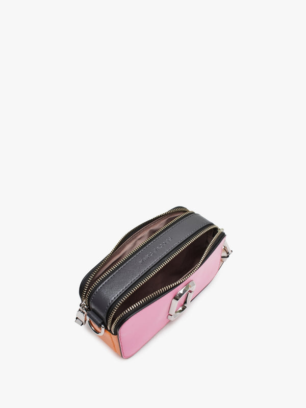 The Snapshot Candy Pink Multi Leather Camera Bag