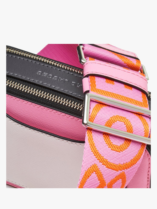 The Snapshot Candy Pink Multi Leather Camera Bag