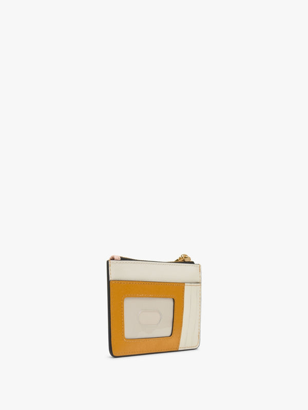 The Snapshot Top Zip Rose Multi Leather Wallet