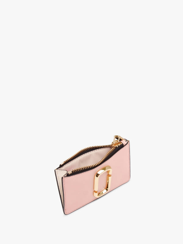 The Snapshot Top Zip Rose Multi Leather Wallet
