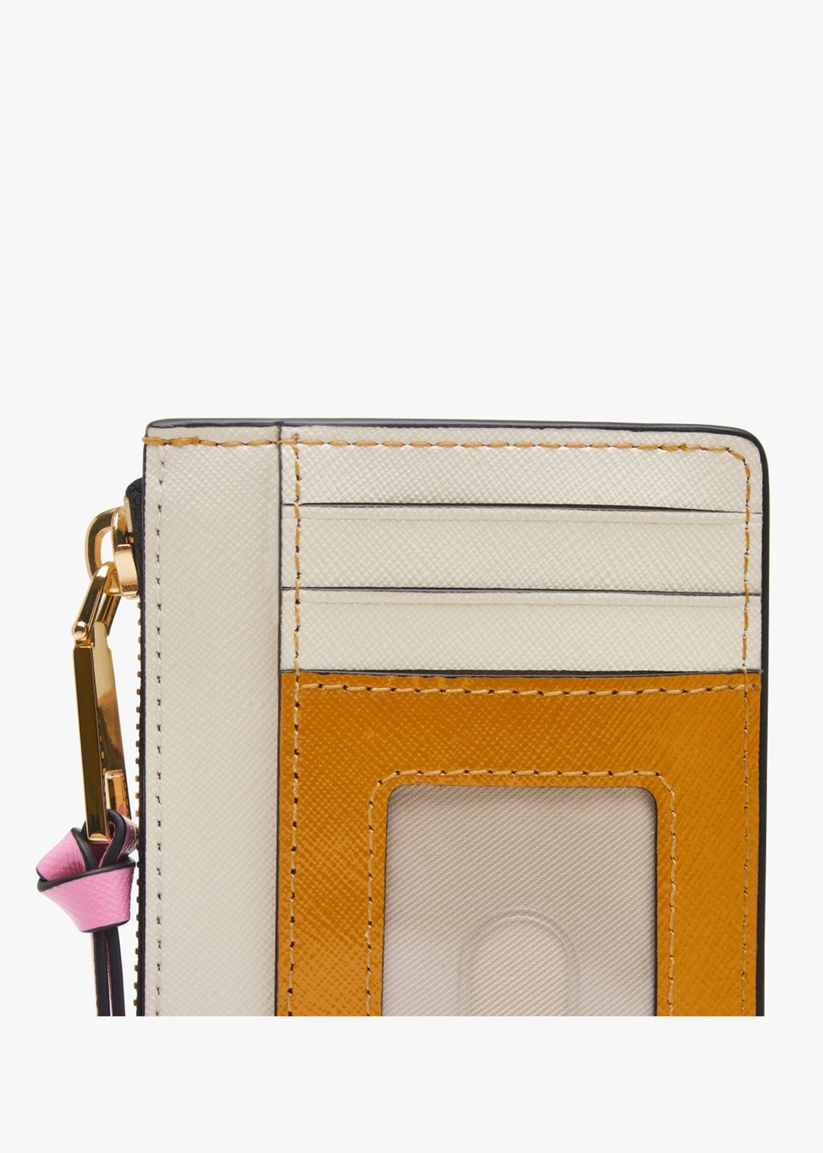 The Snapshot Top Zip Rose Multi Leather Wallet
