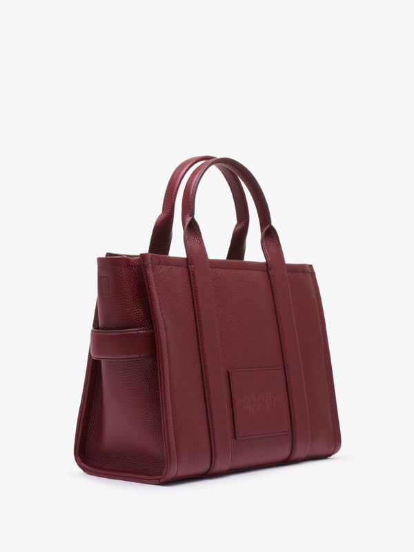 The Leather Medium Cherry Tote Bag