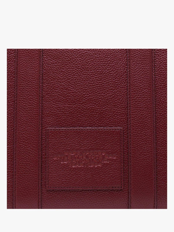 The Leather Medium Cherry Tote Bag