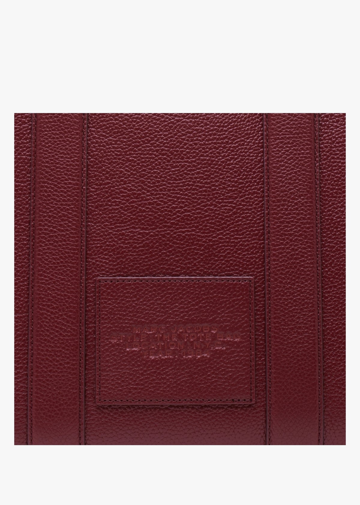 The Leather Medium Cherry Tote Bag