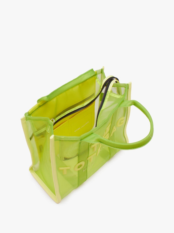 The Mesh Medium Bright Green Tote Bag