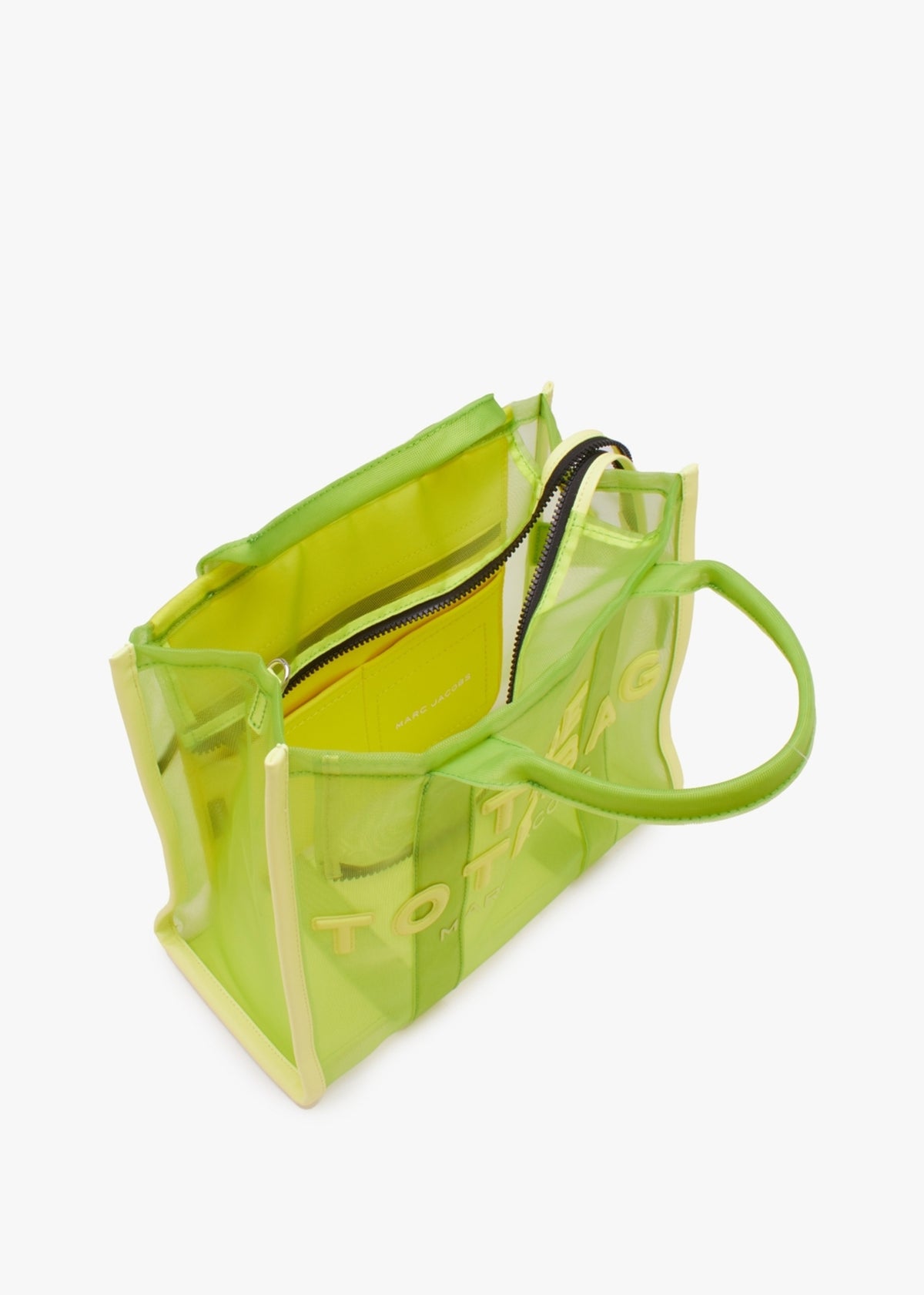 The Mesh Medium Bright Green Tote Bag